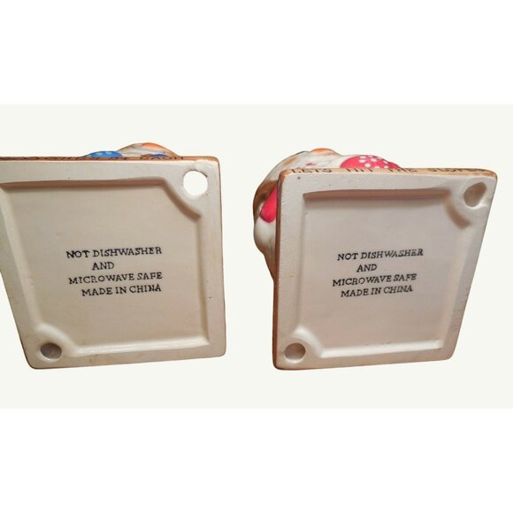 Vintage Snowman Ceramic Hot Chocolate Mugs Set Of 2 - Picture 8 of 8